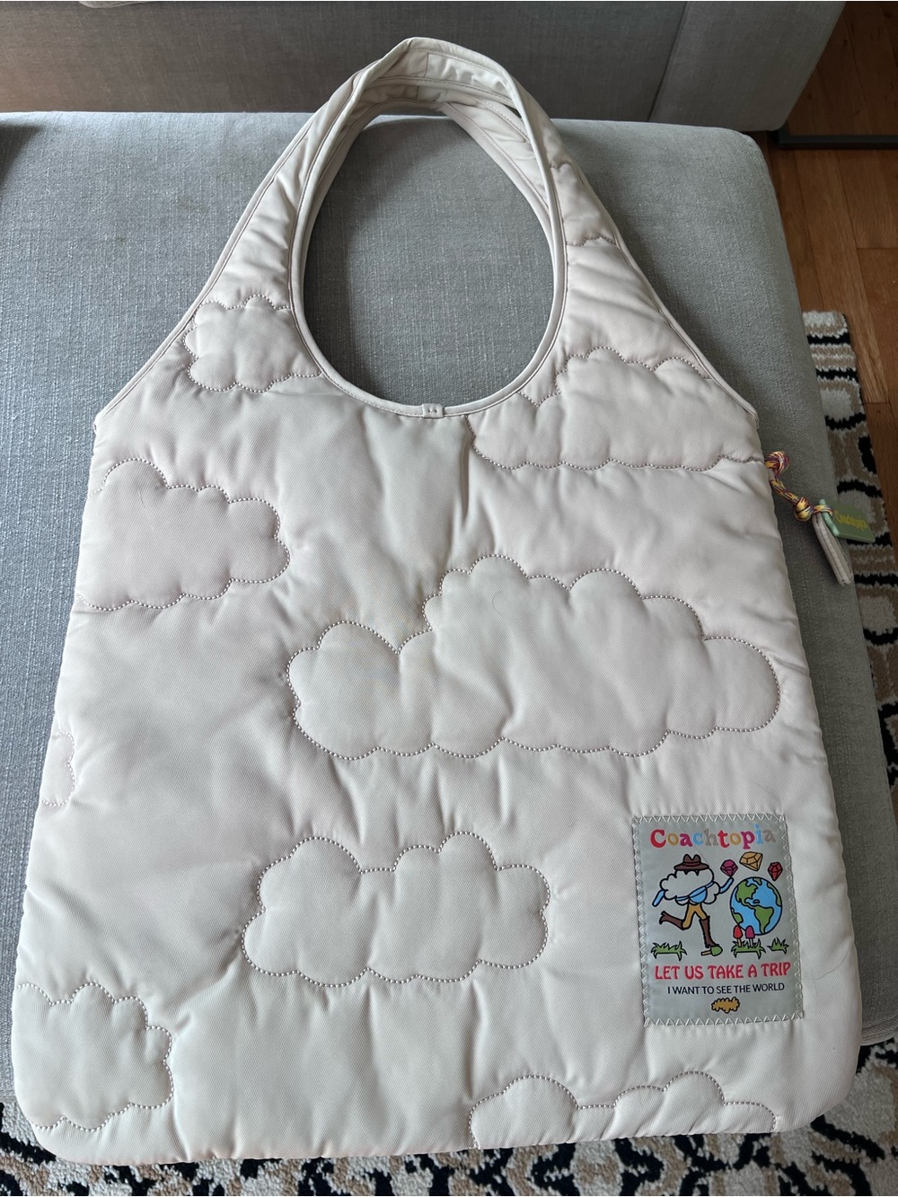 BNWOT Coachtopia Quilted ☁️ Cloud ☁️ Tote